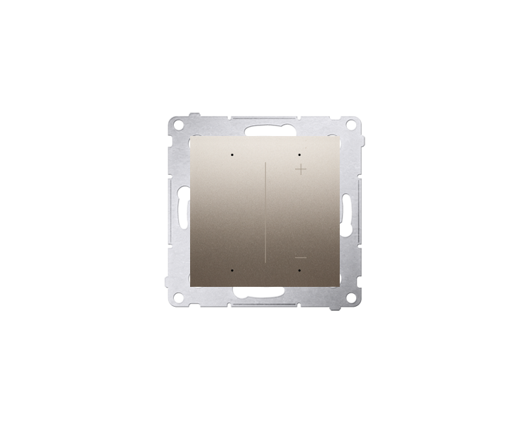 Ściemniacz do pasków LED-owych 12-24 V [Wi-Fi], 120 W, (moduł), złoty mat, metalizowany Simon GO DESW1W.01/44