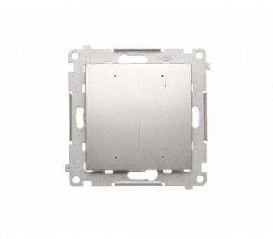 Ściemniacz do pasków RGBW 12-24 V [Wi-Fi], 288 W, (moduł), srebrny mat, metalizowany Simon GO DESRGB1W.01/43