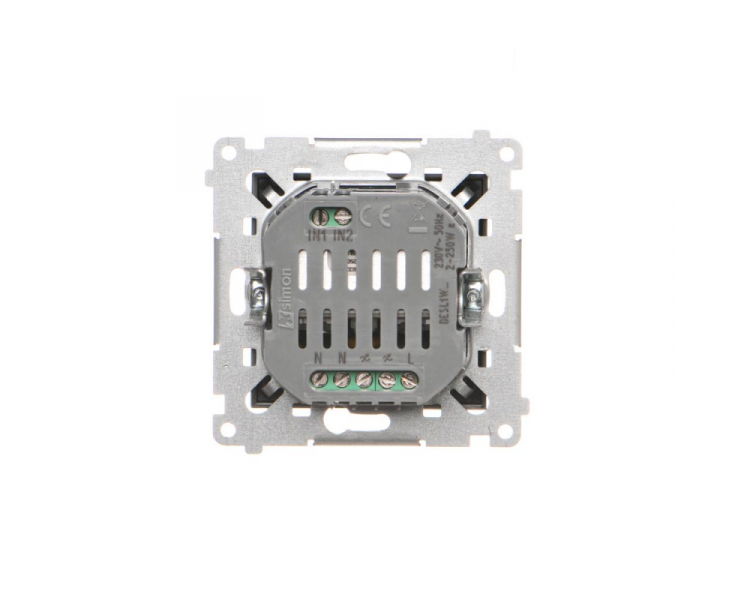 Ściemniacz do żarówek LED-owych 230 V [Wi-Fi], 2-200 W, 230V, (moduł), brąz mat, metalizowany Simon GO DESL1W.01/46