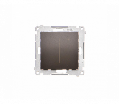 Ściemniacz do żarówek LED-owych 230 V [Wi-Fi], 2-200 W, 230V, (moduł), brąz mat, metalizowany Simon GO DESL1W.01/46