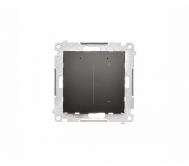 Ściemniacz do żarówek LED-owych 230 V [Wi-Fi], 2-200 W, 230V, (moduł), czarny mat Simon GO DESL1W.01/49
