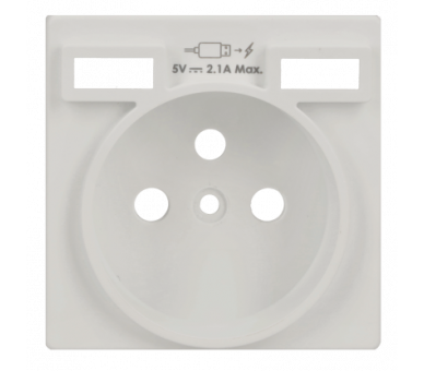 Pokrywa do gniazda ze zintegrowaną ładowarką 2 x USB A+A, biały Simon 82 8200168-030
