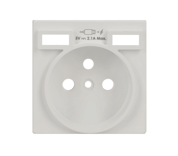 Pokrywa do gniazda ze zintegrowaną ładowarką 2 x USB A+A, biały Simon 82 8200168-030