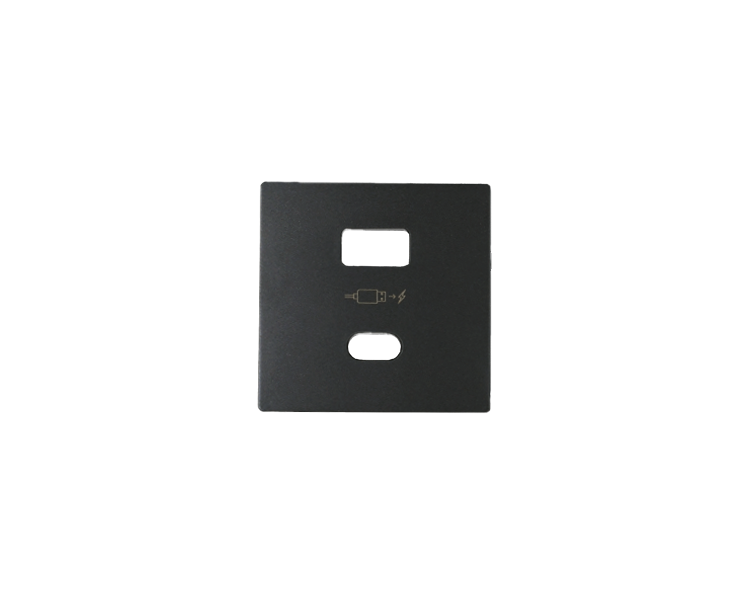 Pokrywa do ładowarki USB typ A+C, grafit Simon 82 8201296-038 Pokrywa do ładowarki USB typ A+C, grafit Simon 82 8201296-038