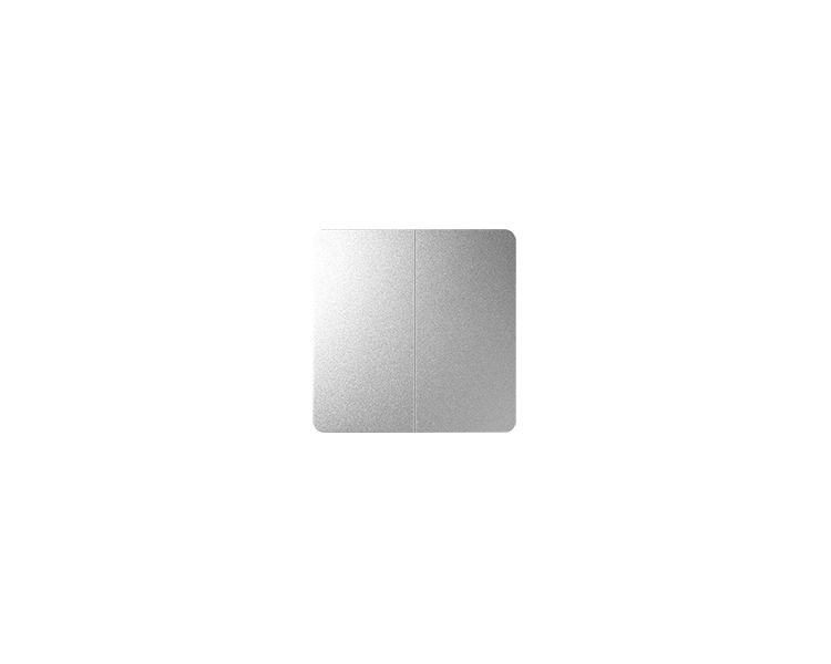 Klawisze podwójne do mechanizmu 7502251-039, aluminium Simon 82 8202026-093