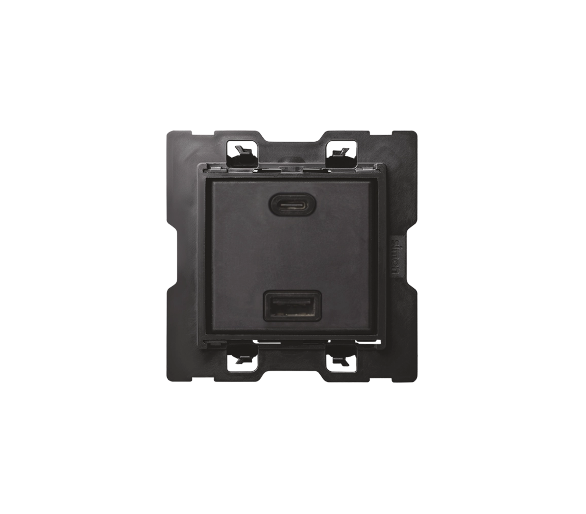 Ładowarka USB C+A 30W (mechanizm, bez ramki montażowej), USB: C+A, Prąd ład.: 3,1A Simon 100 10000296-039