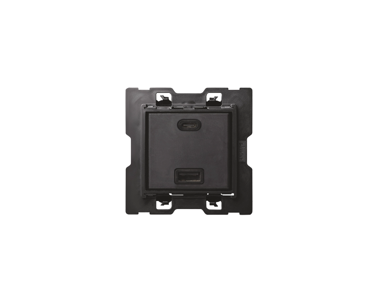 Ładowarka USB C+A 30W (mechanizm, bez ramki montażowej), USB: C+A, Prąd ład.: 3,1A Simon 100 10000296-039