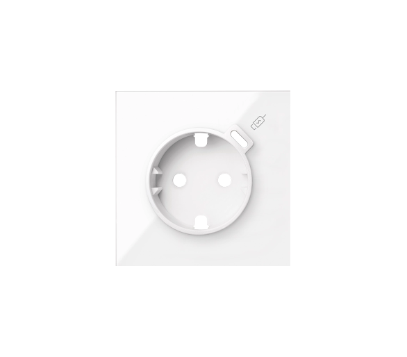Pokrywa do gniazda Schuko z zintegrowaną ładowarką 1xUSB C, biały, USB: C Simon 100 10000050-130