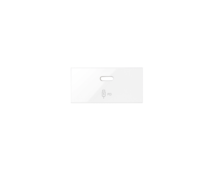 Pokrywa ładowarki USB C, biały, USB: C Simon 100 10001197-130 Pokrywa ładowarki USB C, biały, USB: C Simon 100 10001197-130