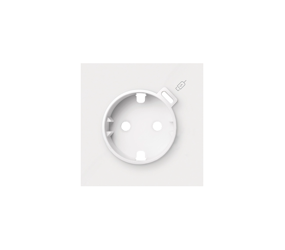 Pokrywa do gniazda Schuko z zintegrowaną ładowarką 1xUSB C, biały, USB: C Simon 100 10000050-230