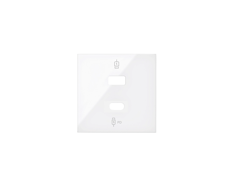 Pokrywa podwójnej ładowarki USB C+A, biały, USB: C+A Simon 100 10001296-130 Pokrywa podwójnej ładowarki USB C+A, biały, USB: C+A Simon 100 10001296-130