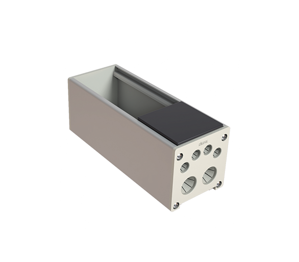 Podstawa, OFIBLOK COMPACT, 2×K45, czarny Simon KFC202/14