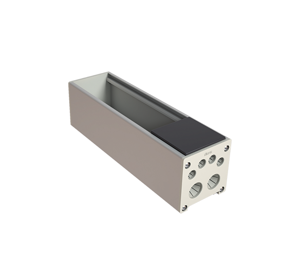 Podstawa, OFIBLOK COMPACT, 3×K45, czarny Simon KFC203/14