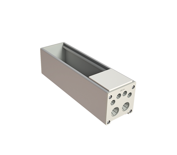 Podstawa, OFIBLOK COMPACT, 3×K45, czysta biel Simon KFC203/9