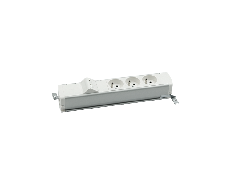 Listwa zasilająca standardowa zest: 3x250V typ E + plakietka 2xRJ45 z mocowaniem Keystone, szybkozłącze w układzie Wieland, aluminium biały Simon 480 48110E300K00000-30 Listwa zasilająca standardowa zest: 3x250V typ E + plakietka 2xRJ45 z mocowaniem Keystone, szybkozłącze w układzie Wieland, aluminium biały Simon 480 48110E300K00000-30