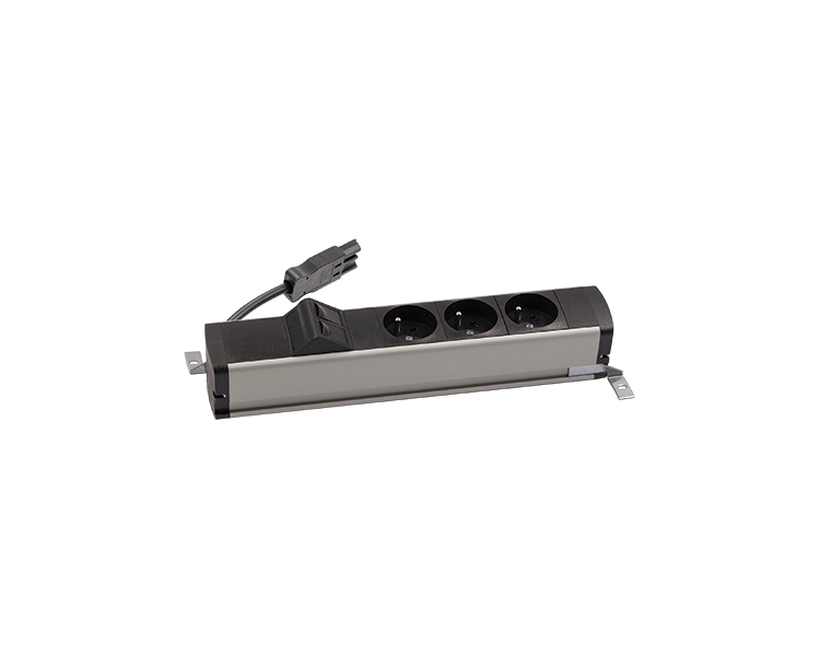 Listwa zasilająca standardowa zest: 3x250V typ E + plakietka 2xRJ45 z mocowaniem Keystone, szybkozłącze w układzie Wieland, aluminium czarny Simon 480 48110E300K00000-40 Listwa zasilająca standardowa zest: 3x250V typ E + plakietka 2xRJ45 z mocowaniem Keystone, szybkozłącze w układzie Wieland, aluminium czarny Simon 480 48110E300K00000-40