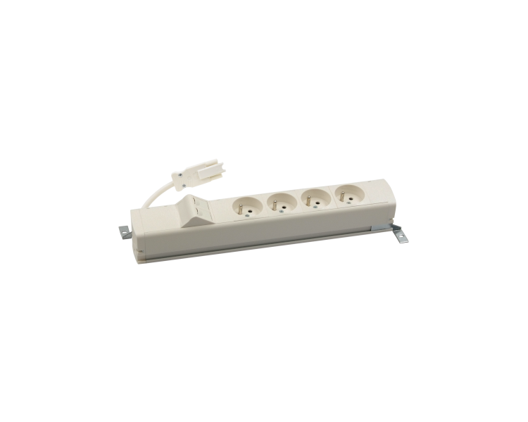 Listwa zasilająca standardowa zest: 4x250V typ E + plakietka 2xRJ45 z mocowaniem Keystone, szybkozłącze w układzie Wieland, biały Simon 480 48110E400K00000-33 Listwa zasilająca standardowa zest: 4x250V typ E + plakietka 2xRJ45 z mocowaniem Keystone, szybkozłącze w układzie Wieland, biały Simon 480 48110E400K00000-33