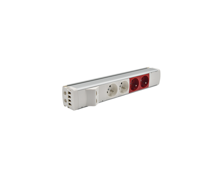 Listwa zasilająca standardowa zest: 2x250V typ E+2x250V UPS+ plakietka 2xRJ45 z mocowaniem Keystone, szybkozłącze w układzie Wieland, aluminium biały Simon 480 48120E220K00000-30 Listwa zasilająca standardowa zest: 2x250V typ E+2x250V UPS+ plakietka 2xRJ45 z mocowaniem Keystone, szybkozłącze w układzie Wieland, aluminium biały Simon 480 48120E220K00000-30
