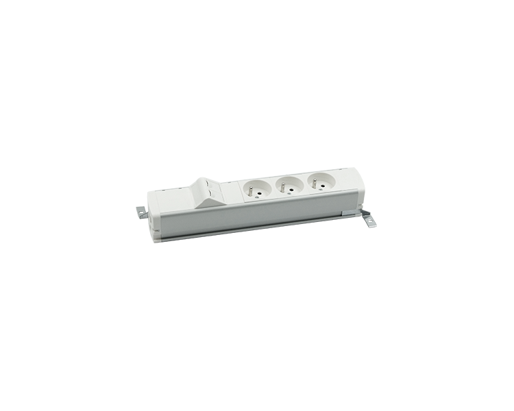 Listwa zasilająca standardowa zest: 3x250V typ E + plakietka 2xRJ45 z mocowaniem Keystone, zaciski śrubowe, aluminium biały Simon 480 48130E300K00000-30 Listwa zasilająca standardowa zest: 3x250V typ E + plakietka 2xRJ45 z mocowaniem Keystone, zaciski śrubowe, aluminium biały Simon 480 48130E300K00000-30
