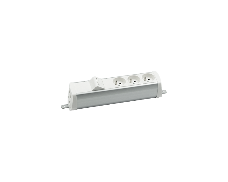 Listwa zasilająca powiększona zest: 3x250V typ E + plakietka 2xRJ45 z mocowaniem Keystone, zaciski śrubowe, aluminium biały Simon 480 48230E300K00000-30 Listwa zasilająca powiększona zest: 3x250V typ E + plakietka 2xRJ45 z mocowaniem Keystone, zaciski śrubowe, aluminium biały Simon 480 48230E300K00000-30