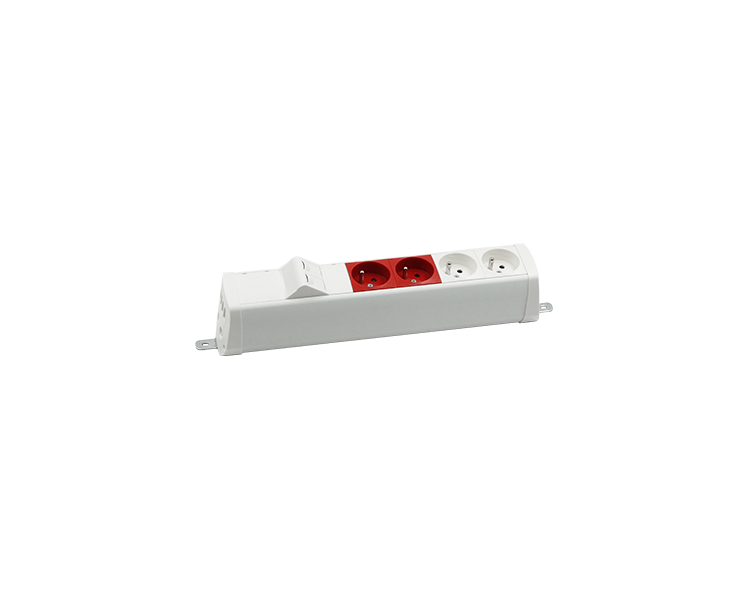 Listwa zasilająca powiększona zest: 2x250V typ E+2x250V UPS+ plakietka 2xRJ45 z mocowaniem Keystone, zaciski śrubowe, biały Simon 480 48230E220K00000-33 Listwa zasilająca powiększona zest: 2x250V typ E+2x250V UPS+ plakietka 2xRJ45 z mocowaniem Keystone, zaciski śrubowe, biały Simon 480 48230E220K00000-33