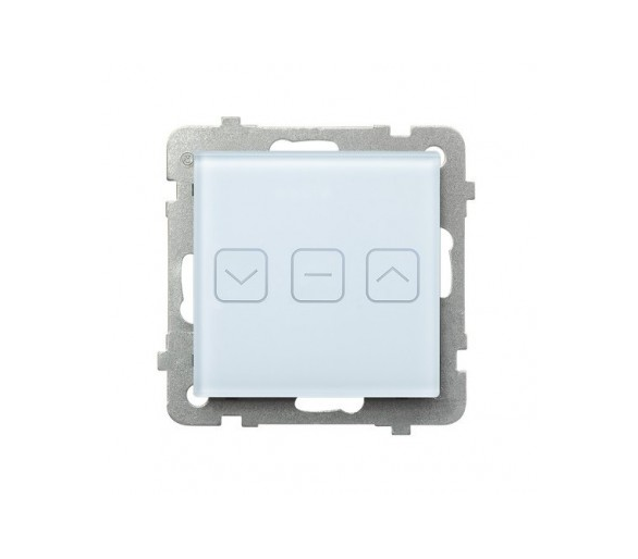 SONATA TOUCH Łącznik dotykowy żaluzjowy z podświetleniem + wi-fi Białe szkło ŁPDT-7RS/m/31
