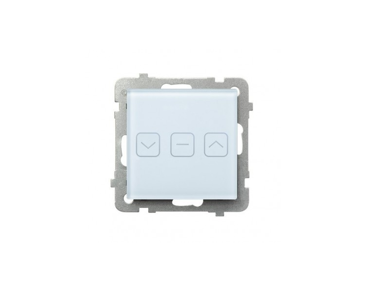 SONATA TOUCH Łącznik dotykowy żaluzjowy z podświetleniem + wi-fi Białe szkło ŁPDT-7RS/m/31