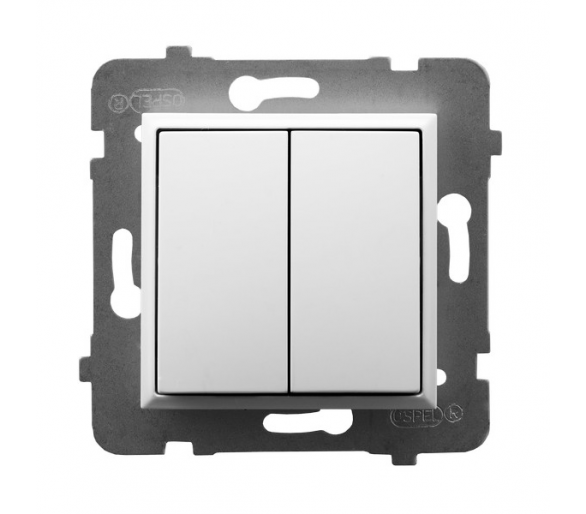 Łącznik podwójny krzyżowy Biały Ospel Aria