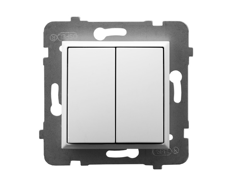 Łącznik podwójny krzyżowy Biały Ospel Aria