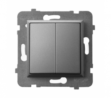 Łącznik podwójny krzyżowy Szary mat Ospel Aria