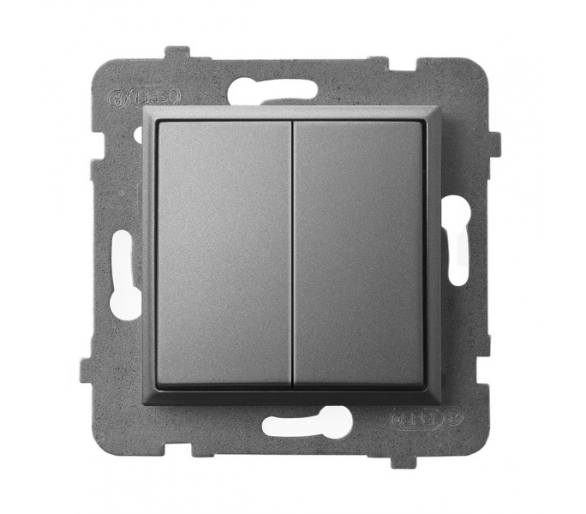 Łącznik podwójny krzyżowy Szary mat Ospel Aria