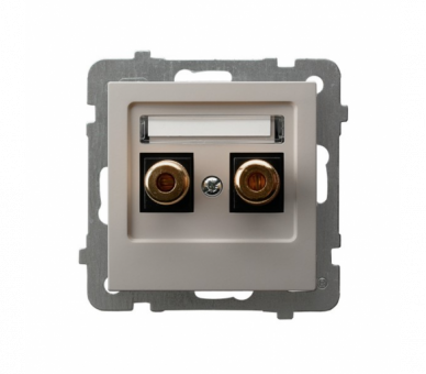 Gniazdo głośnikowe pojedyncze Kaszmir Ospel As