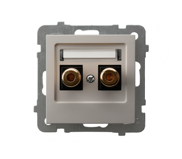 Gniazdo głośnikowe pojedyncze Kaszmir Ospel As