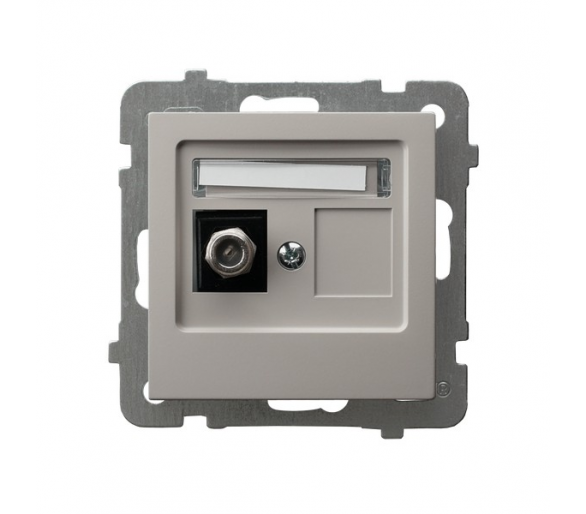 Gniazdo antenowe typu F pojedyncze Kaszmir Ospel As