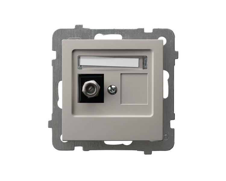 Gniazdo antenowe typu F pojedyncze Kaszmir Ospel As