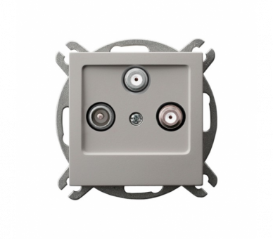 Gniazdo RTV-SAT z dwoma wyjściami SAT Kaszmir Ospel As