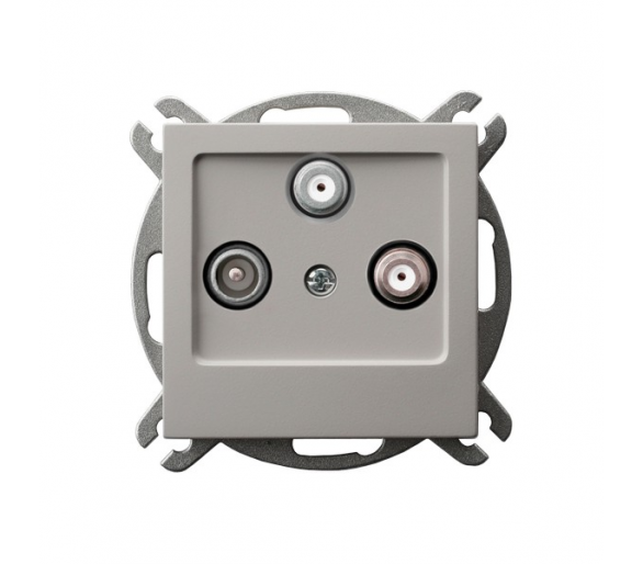 Gniazdo RTV-SAT z dwoma wyjściami SAT Kaszmir Ospel As