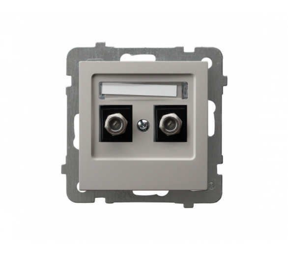 Gniazdo ekwipotencjalne podwójne Kaszmir Ospel As