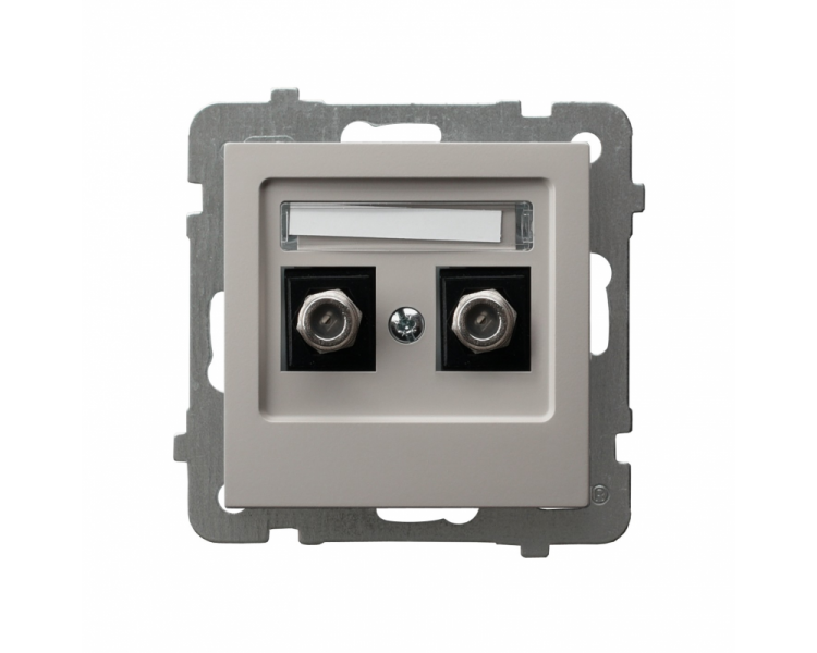 Gniazdo ekwipotencjalne podwójne Kaszmir Ospel As