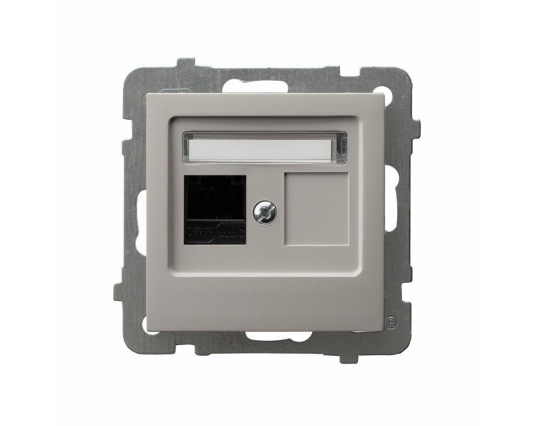 Gniazdo komputerowe pojedyncze, kat. 5e MMC Kaszmir Ospel As
