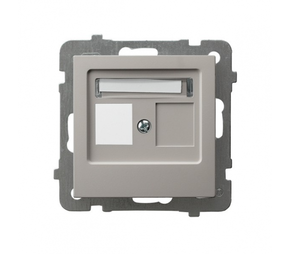 Obudowa gniazda pojedynczego typu Keystone prosta Kaszmir Ospel As