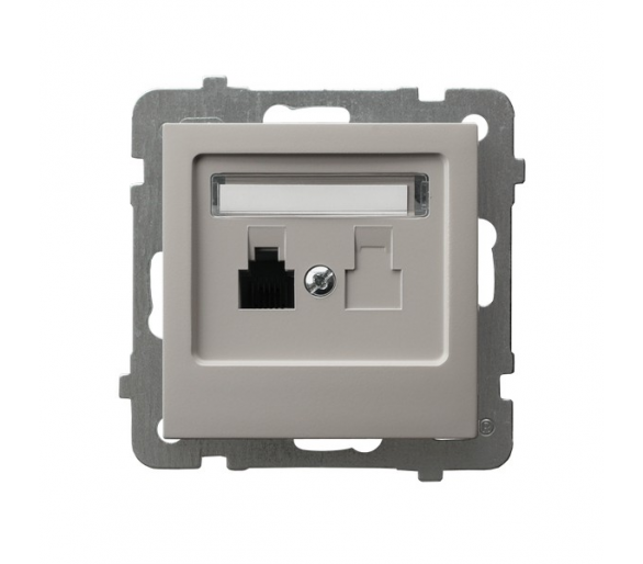 Gniazdo telefoniczne pojedyncze Kaszmir Ospel As