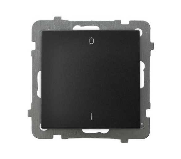 Łącznik dwubiegunowy Czarny matowy Ospel As