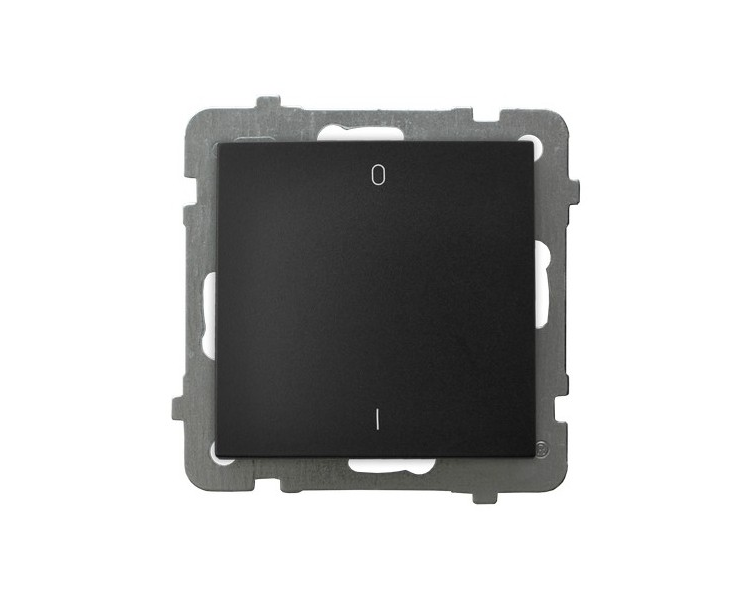 Łącznik dwubiegunowy Czarny matowy Ospel As