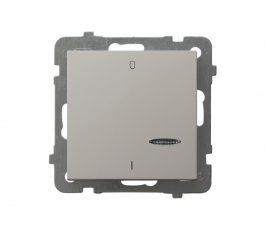 Łącznik dwubiegunowy z podświetleniem niebieskim Kaszmir Ospel As