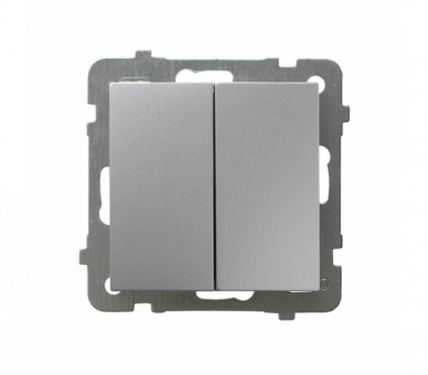 Łącznik podwójny krzyżowy Srebro Ospel As