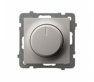 Ściemniacz przyciskowo-obrotowy przystosowany do obciążenia żarowego i halogenowego Kaszmir Ospel As