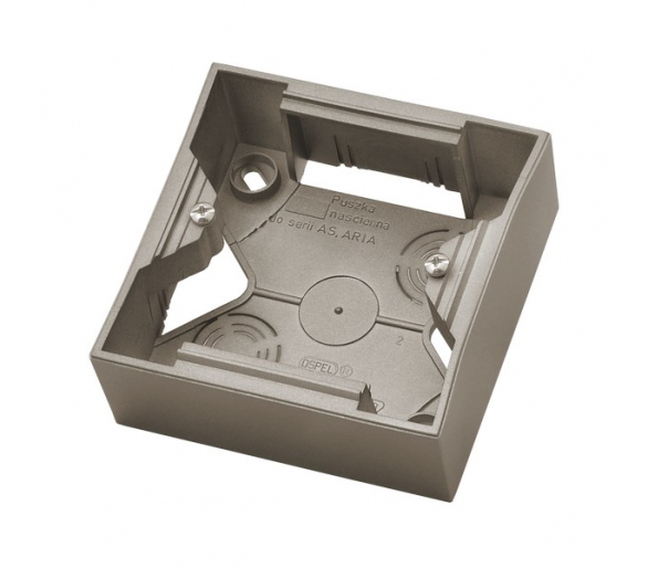 Puszka instalacyjna do serii As pojedyncza Kaszmir Ospel As