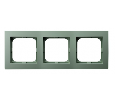 Ramka potrójna Zielony mat Ospel As