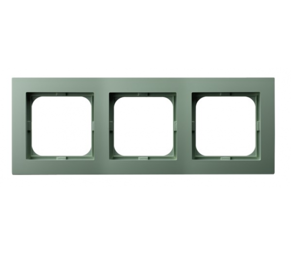 Ramka potrójna Zielony mat Ospel As